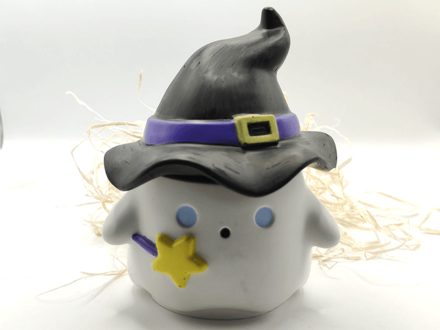 🎃 Petit Fantôme – Pot en Résine Acrylique 👻✨