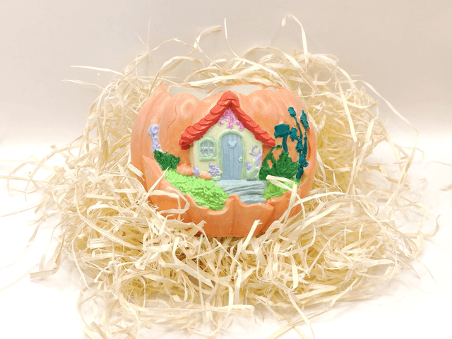 🎃 Pot Village Citrouille – Vide