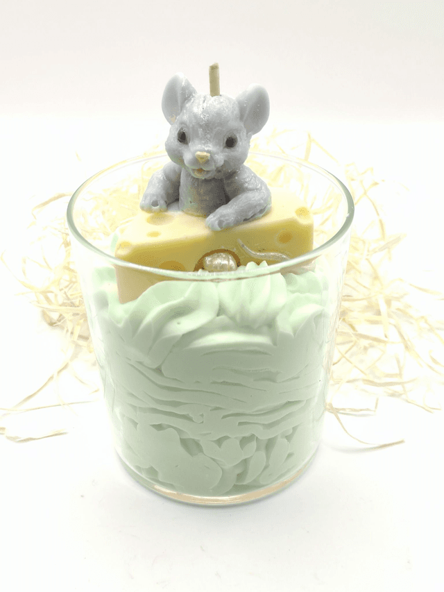 Bougie Souris – Parfum Vanille