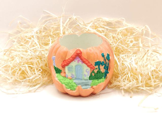 🎃 Pot Village Citrouille – Vide